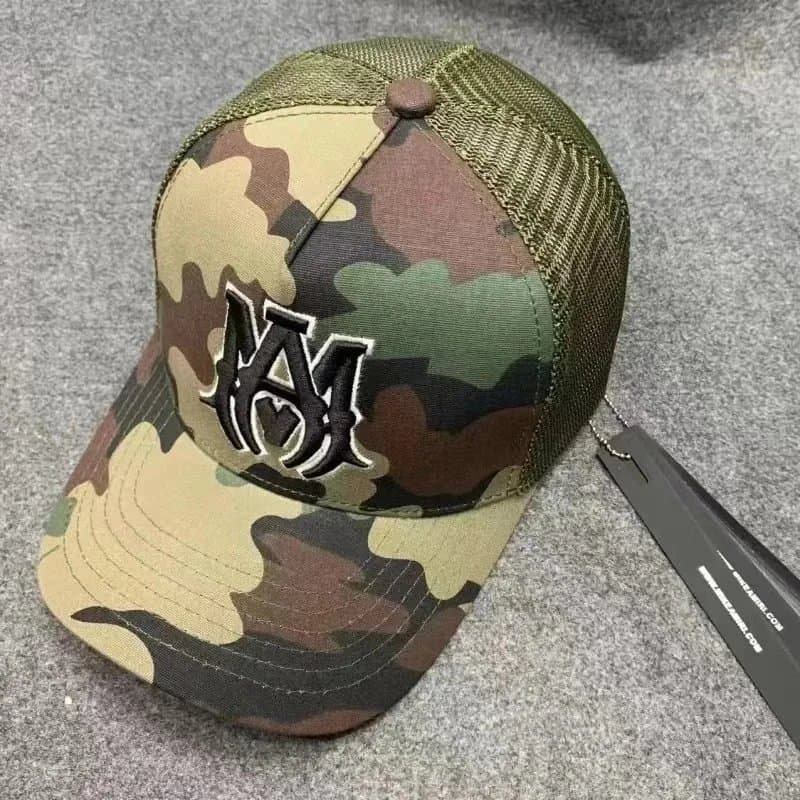 Amiri Baseball Cap AM Logo — 调节 · 26
