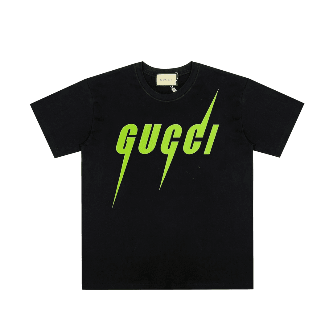Gucci Logo T-Shirt Rainbow Lightning — 8