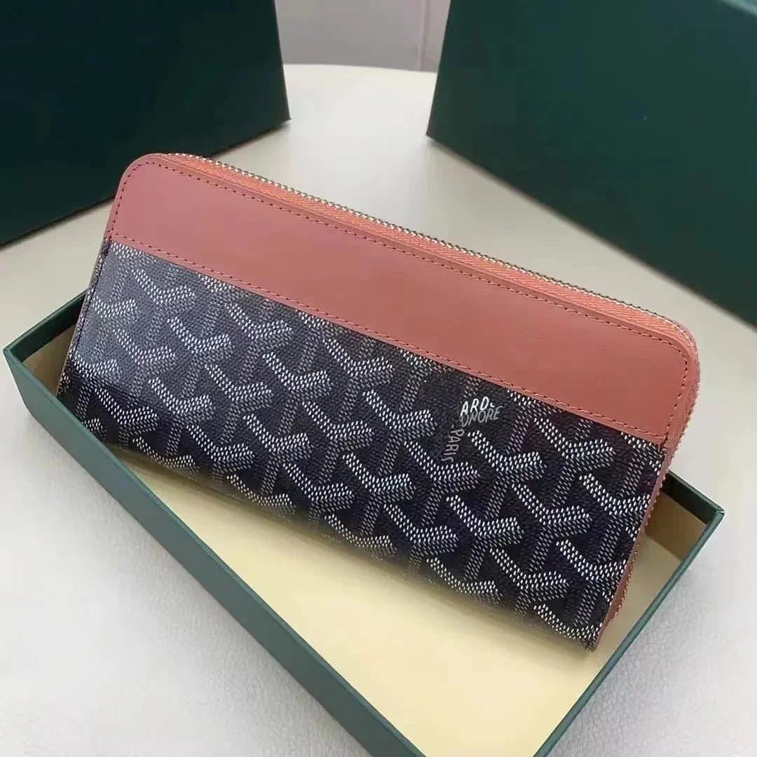 Goyard Card Holder Chevron Pattern — DD050185033