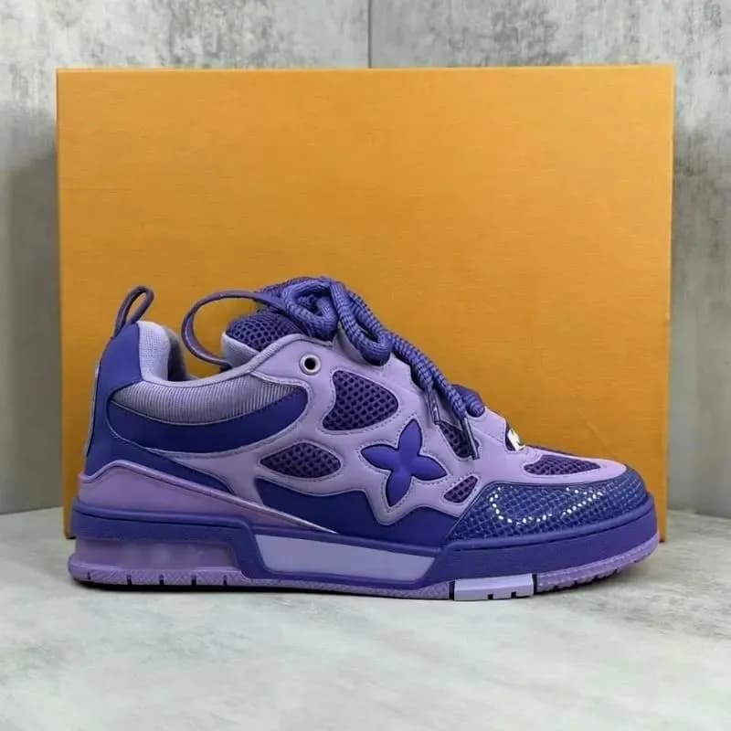 Louis Vuitton LV Trainer Monogram Mesh Purple