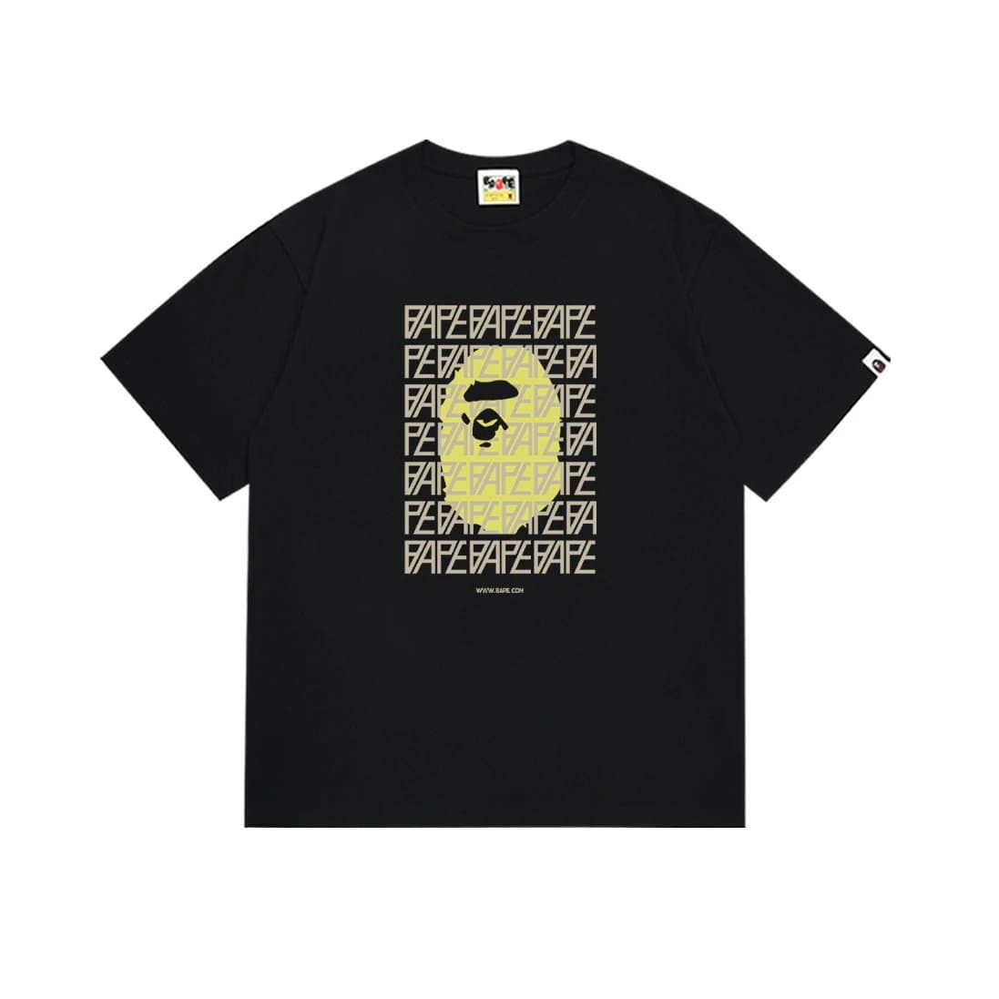 BAPE Graphic Tee Ape Head Print — 180黑