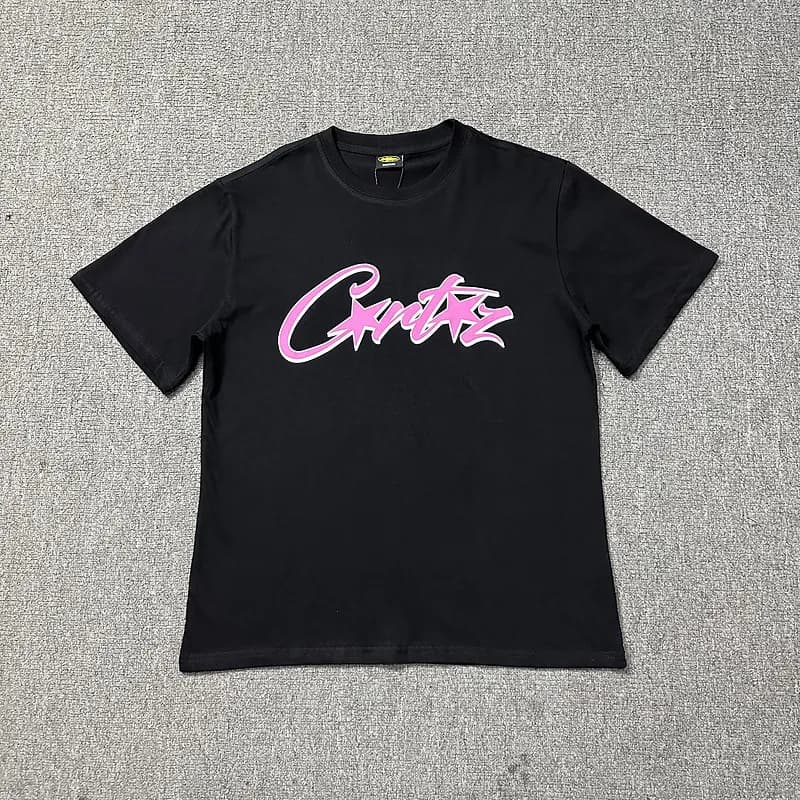 Graphic Tee Corteiz Script Logo — Style 3