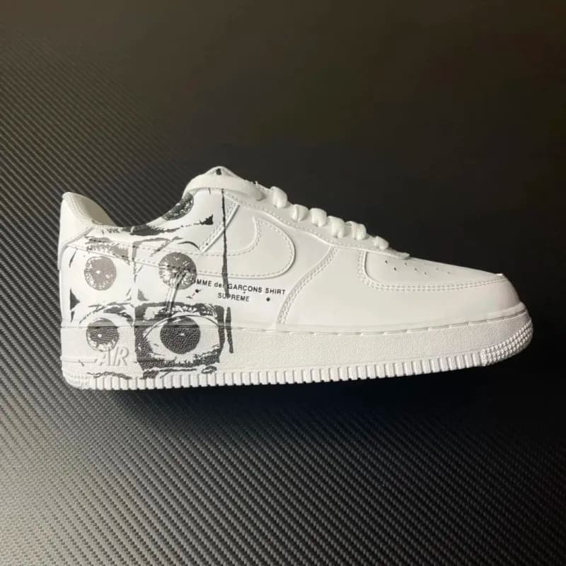 Nike Air Force 1 Low Triple White — 【G版】AF1 CDG联名 923044-100