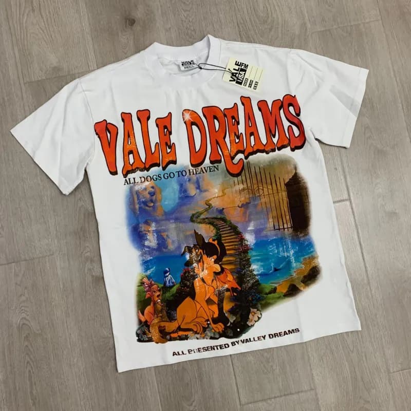 Vale Forever Vale Dreams Sports Tee Motorcycle Graphic — 533