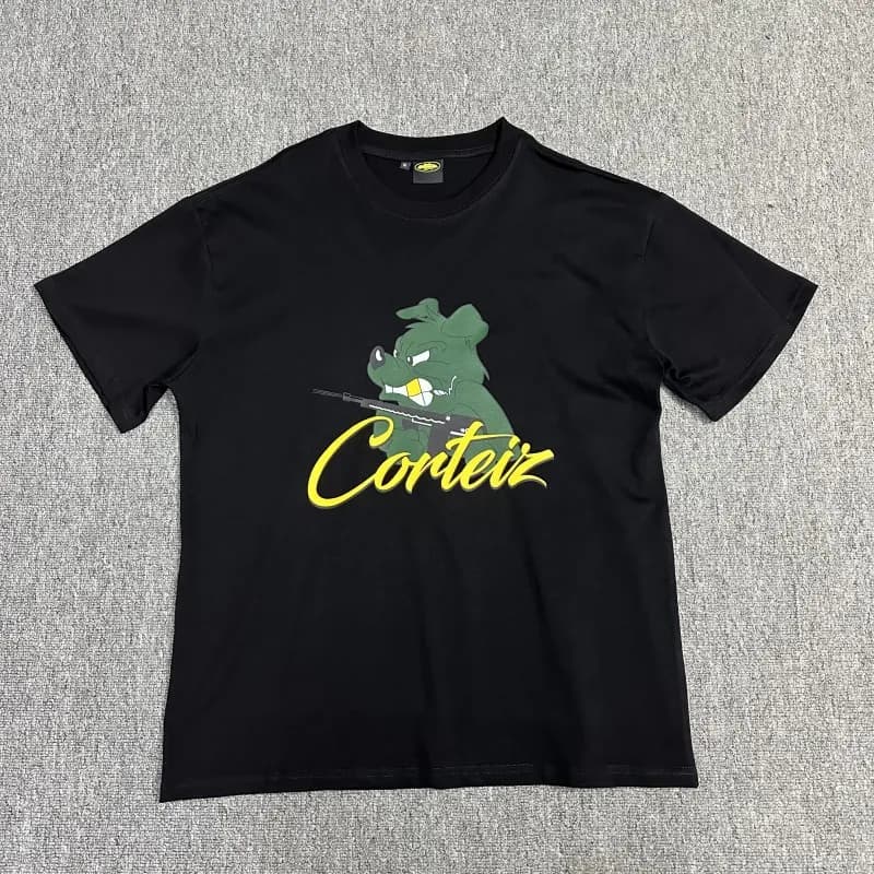 Corteiz Graphic Tee Crocodile with Rifle