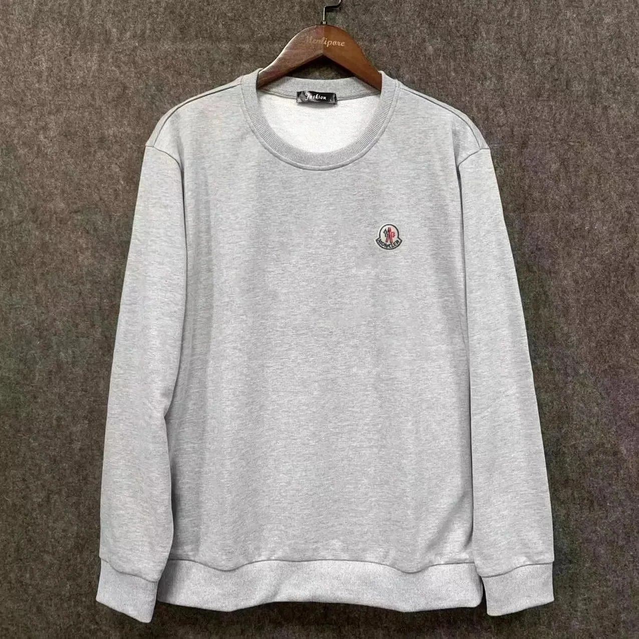 Moncler Crewneck Sweatshirt Logo Patch