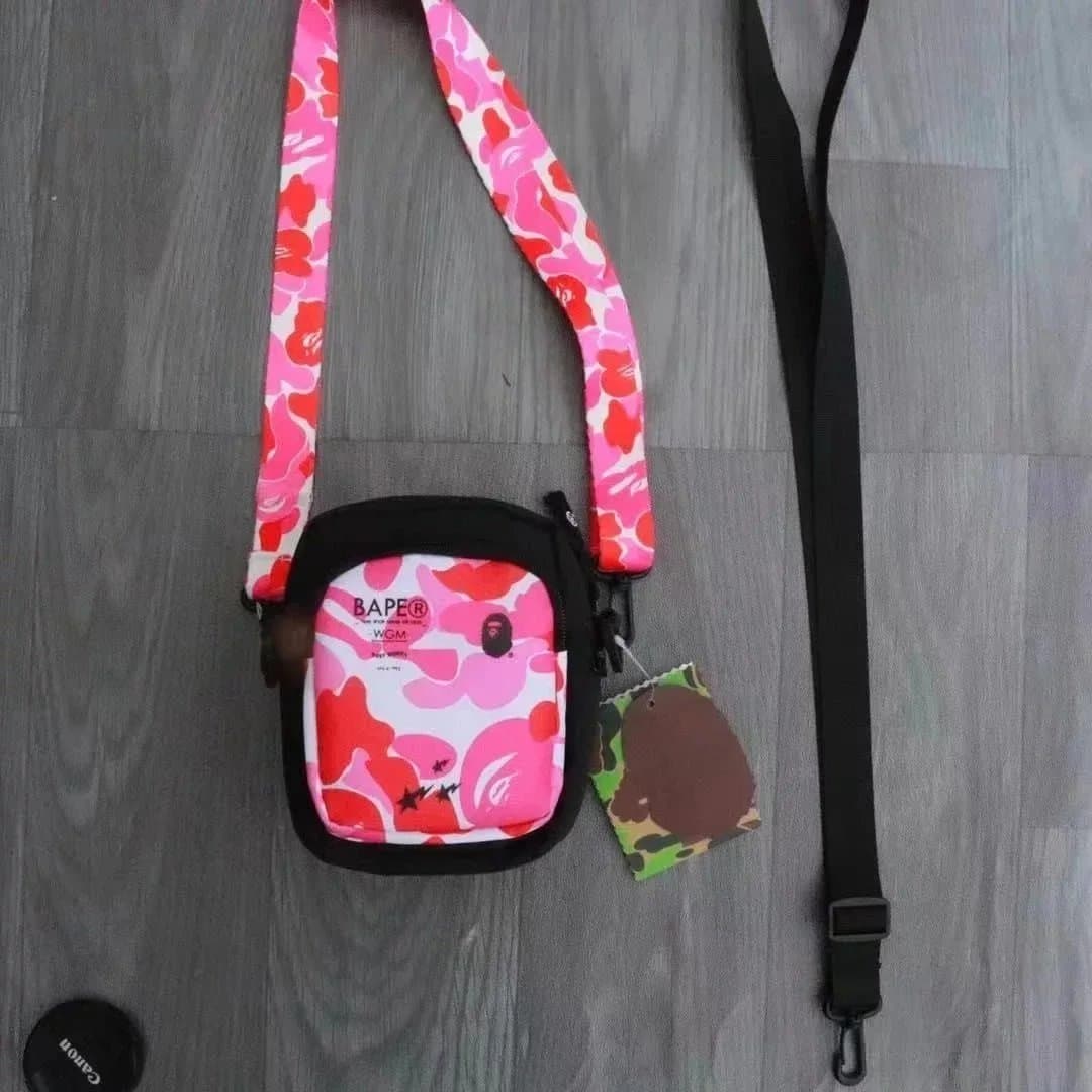 BAPE Shoulder Bag Pink Camo