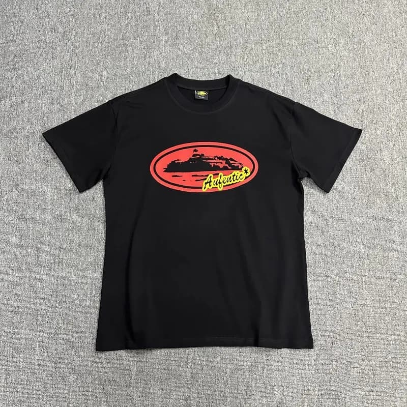 Off-White Graphic T-Shirt Island Logo