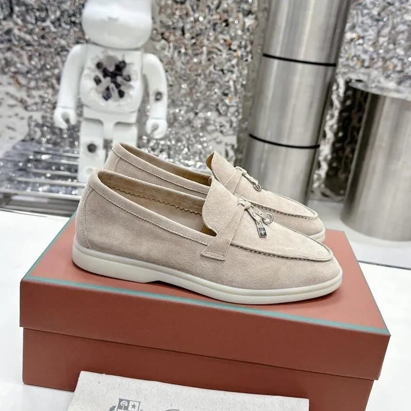 Loro Piana Loafer Suede Penny Loafer — 32