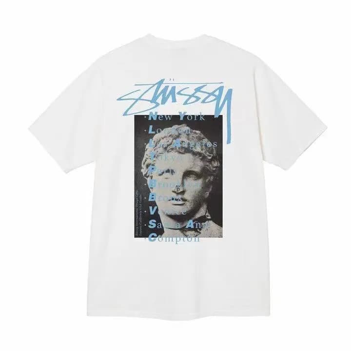 Stüssy Wizard Graphic Tee Blue Star Wizard — 白色【大卫】