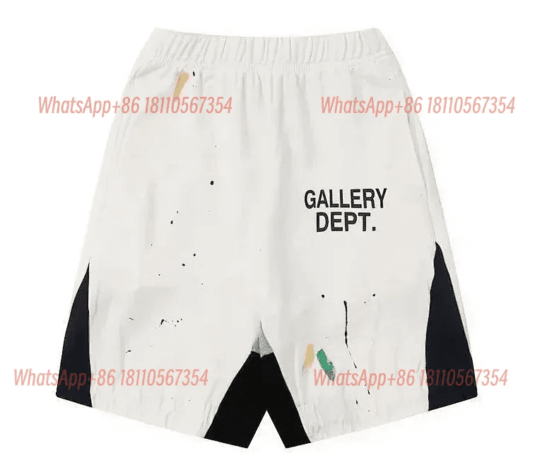 Paint Splatter Shorts Gallery Dept. Logo