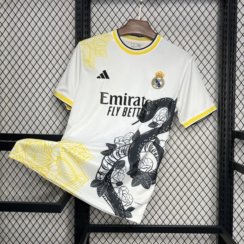 Adidas Real Madrid Third Jersey Floral Snake Print