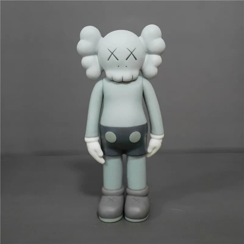 BAPE × KAWS Half-Brain Ape Figure Split Brain Design — 灰色盒装-20cm
