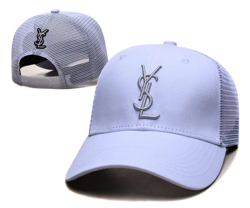 Saint Laurent Trucker Cap Monogram Embroidery