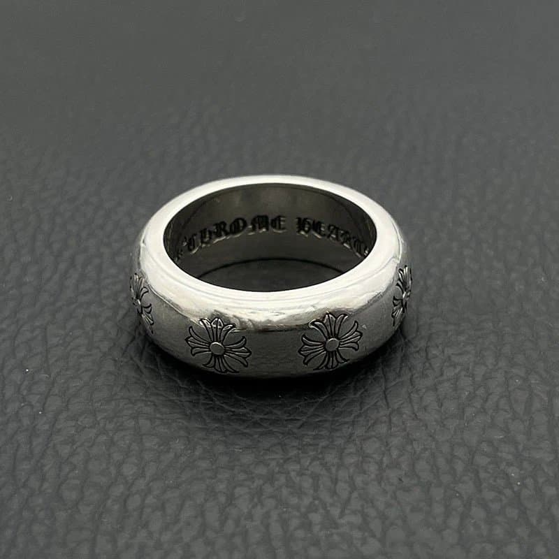 Chrome Hearts Cross Ring Triple Cross — CJ062