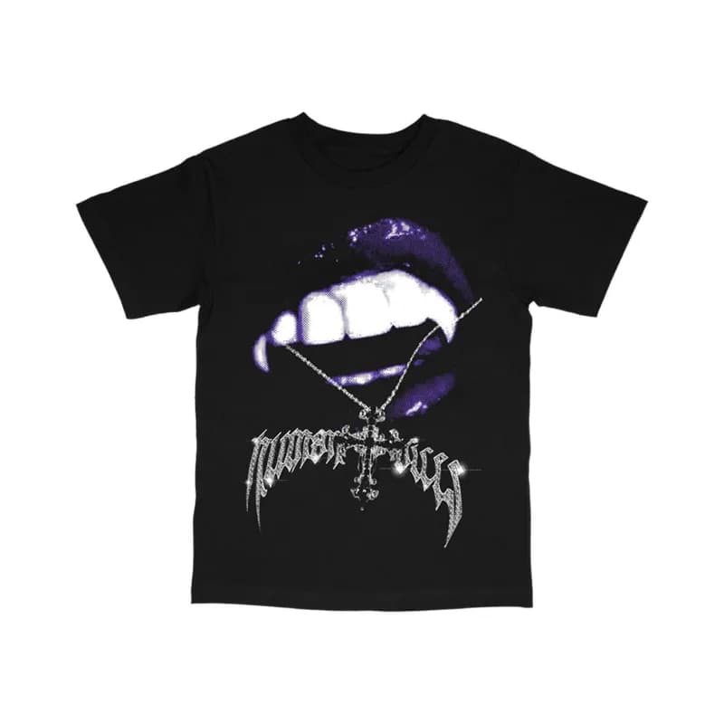 Rick Owens Graphic T-Shirt Triple Lips Print — 20
