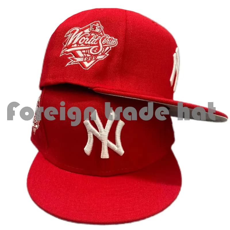 New Era × MLB 59FIFTY Cap NY Yankees Black/Red — 16