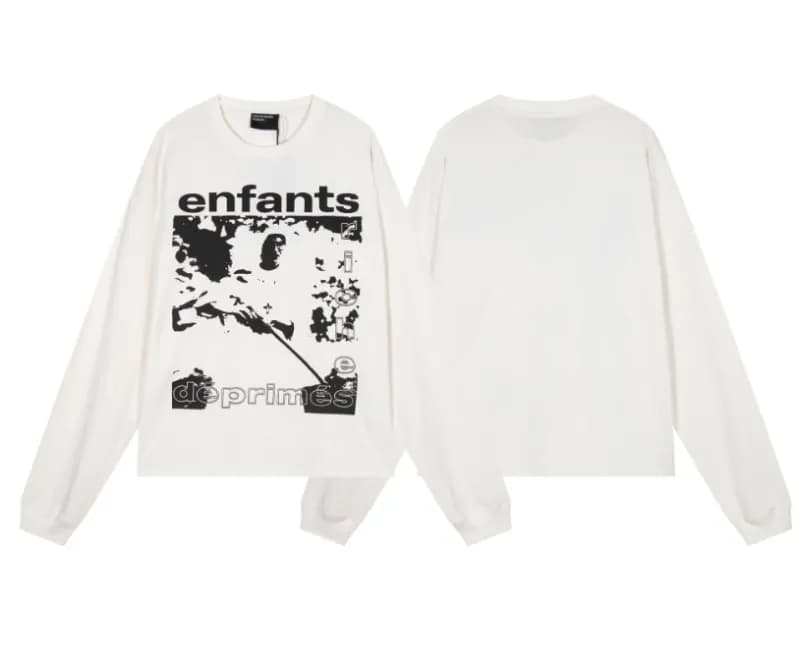 Supreme Graphic T-Shirt Split Book Print — X03 long sleeve t