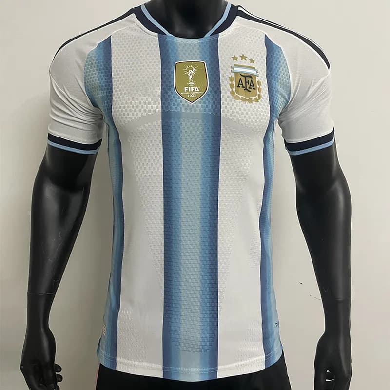 Adidas Argentina Home Jersey 2022 World Cup Champions