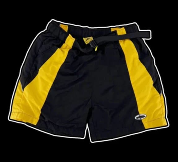 Nike Sport Shorts Black/Yellow Panel