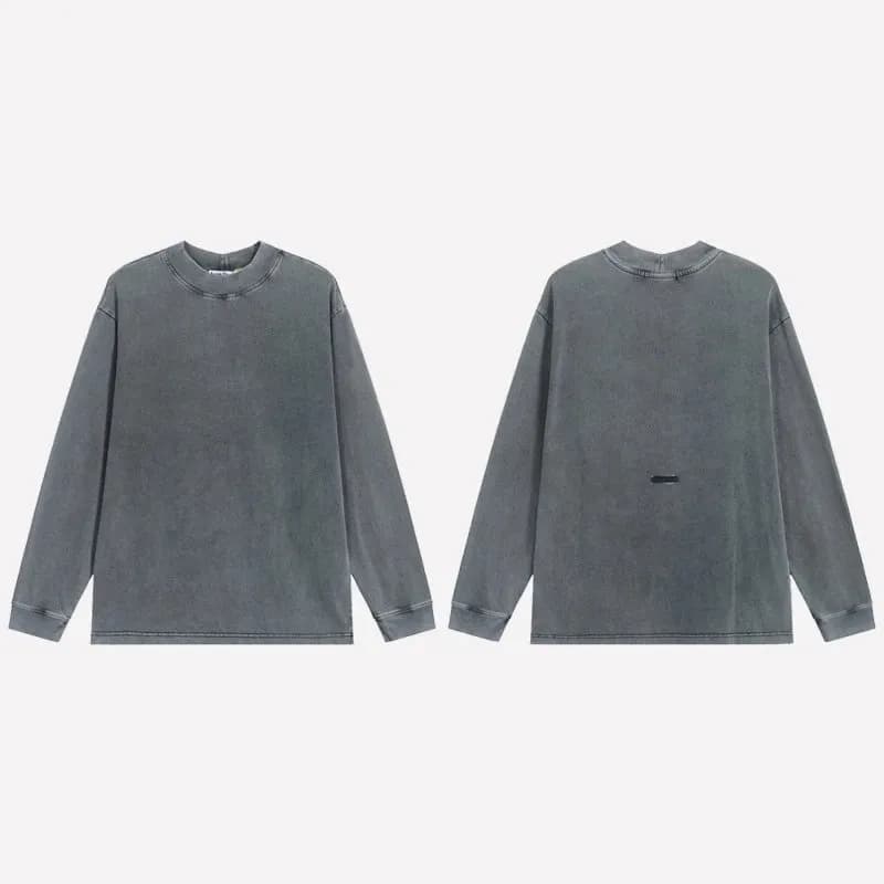 Off-White Oversized Shirt Spray Paint Print — 水洗黑（AC903289）