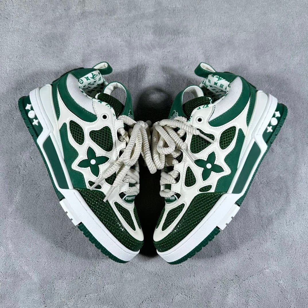 Louis Vuitton LV Trainer Monogram Green