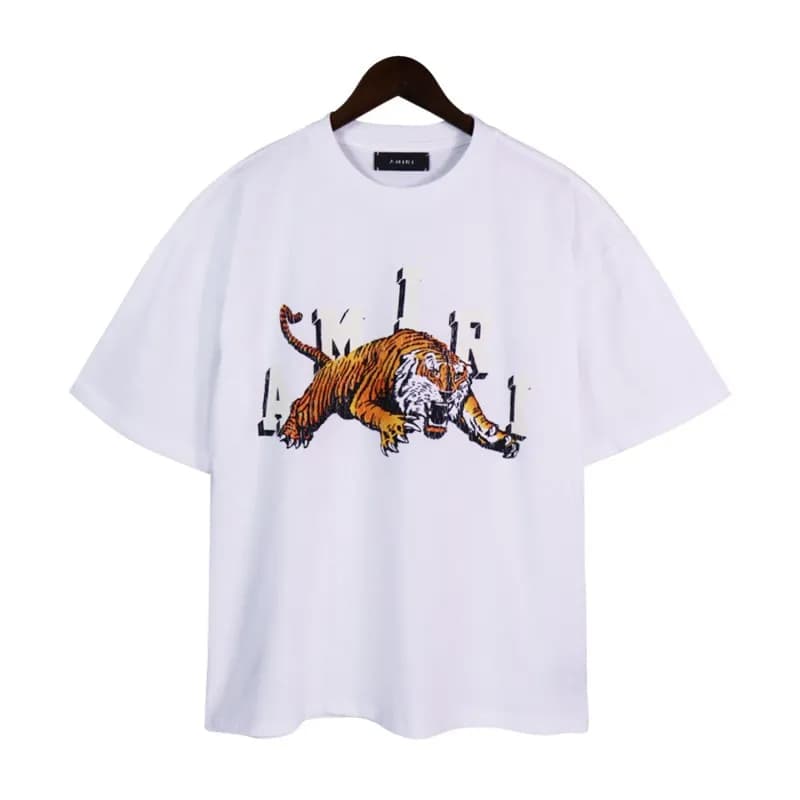 Amiri Tiger Graphic Tee Tiger Print