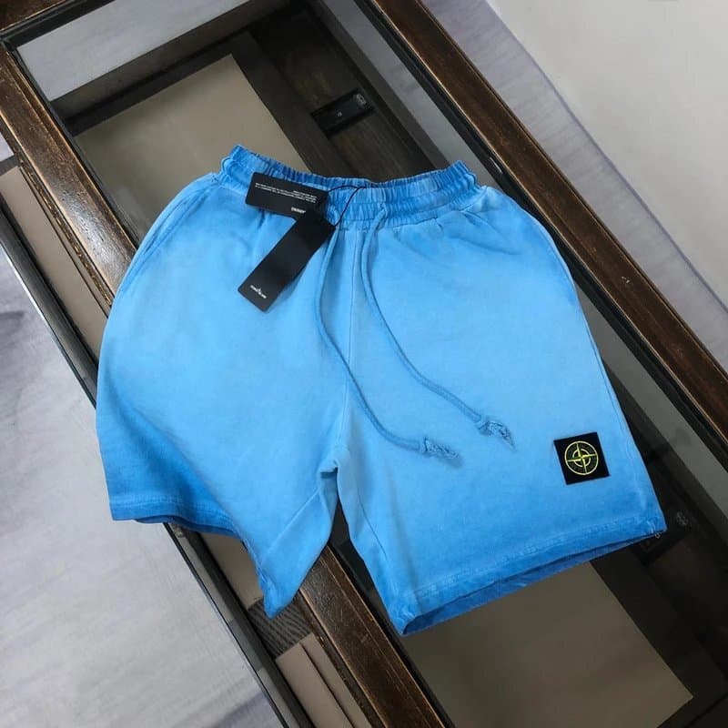 Prada Velvet Shorts Triangle Logo — 37