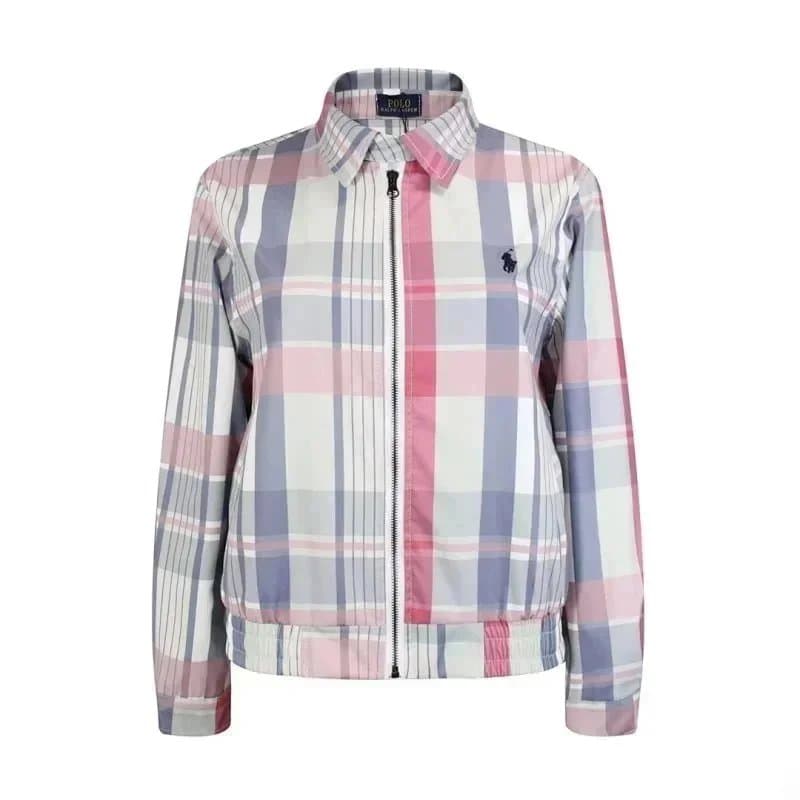Polo Ralph Lauren Classic Fit Cotton Jacket Solid Pink — 10