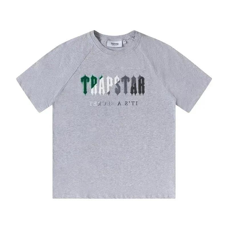 Trapstar Logo Shorts White — 612 灰t