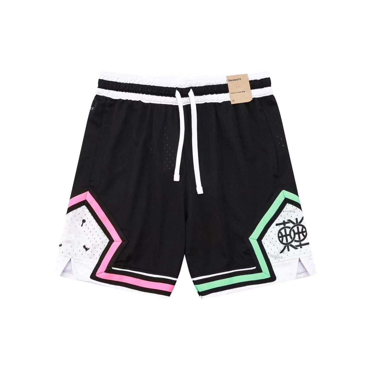Jordan Mesh Shorts Fire Red — C2402扎染闪电彩兰