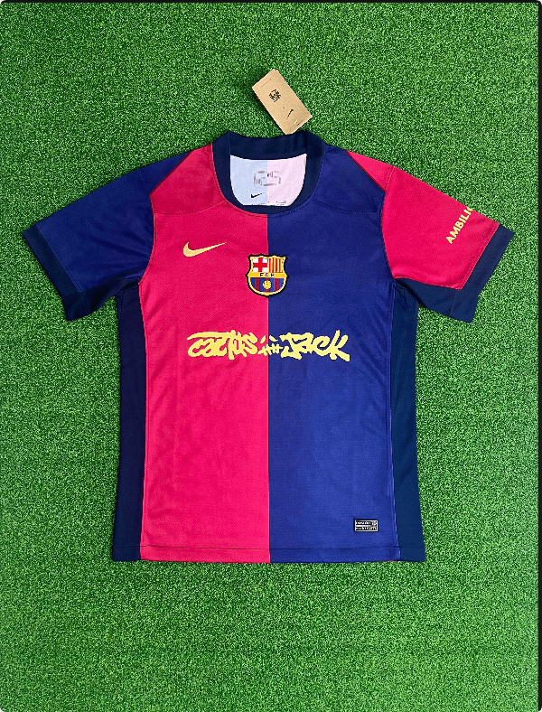 Nike Tottenham Hotspur Training Jersey Grid Pattern — 25-26巴萨音乐联盟版主场