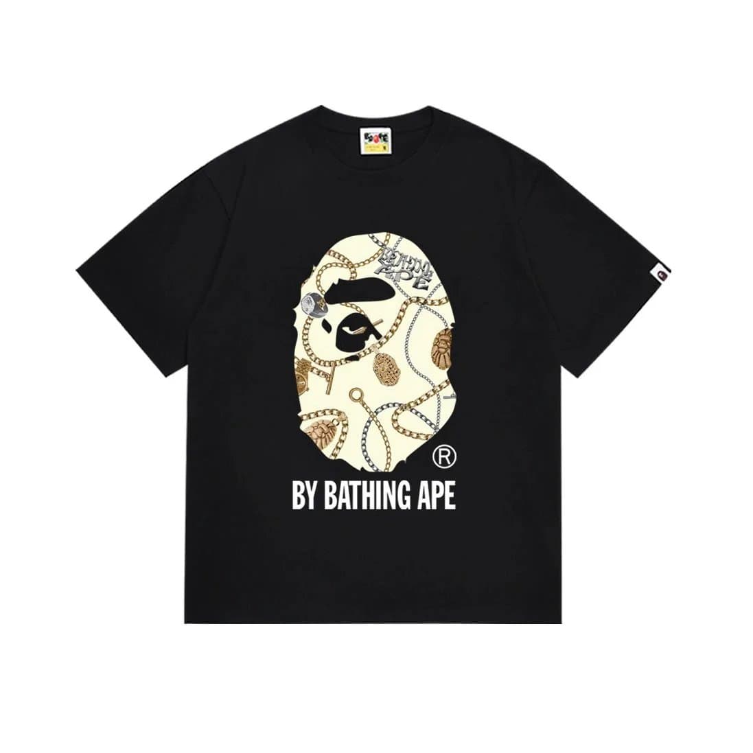 BAPE Ape Head Tee White Logo — 176黑色