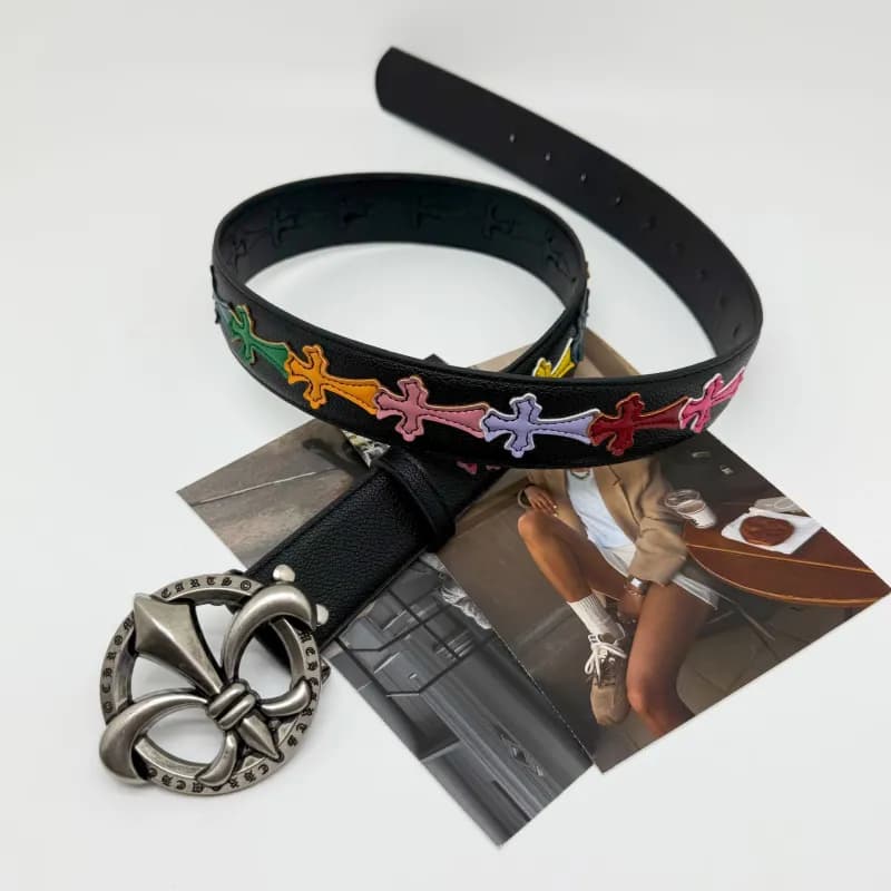 Chrome Hearts Cross Belt Multicolor Crosses