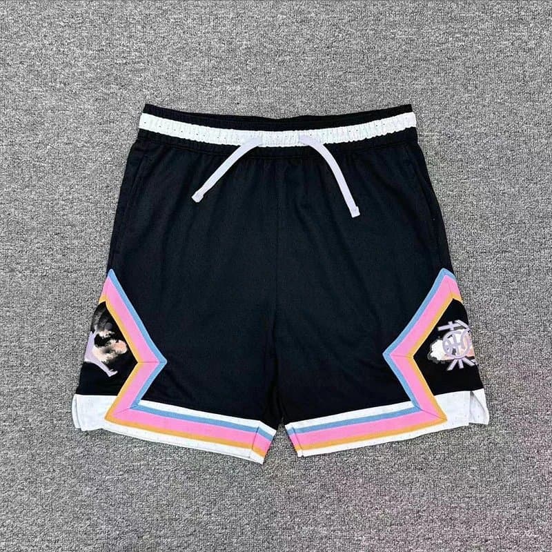 Travis Scott Basketball Shorts Multi-Color Panel