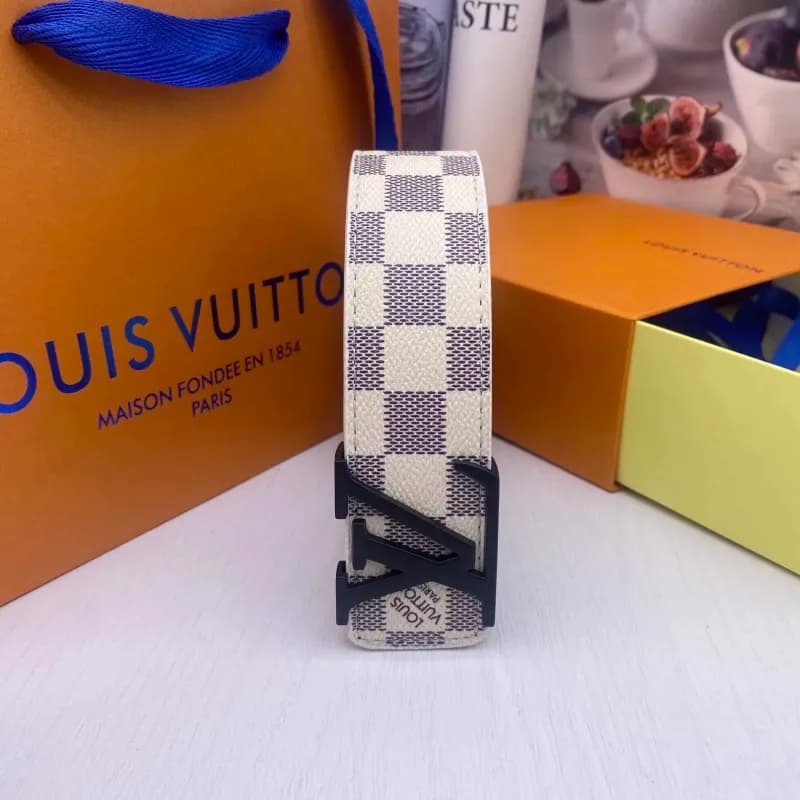 Louis Vuitton LV Belt Damier Azur