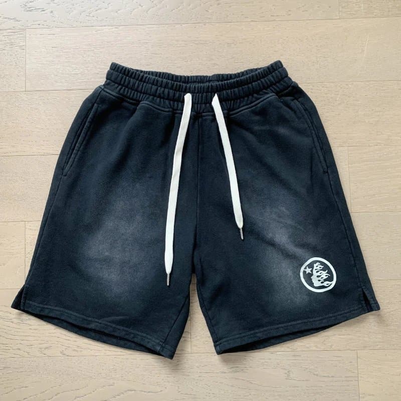 Hellstar Logo Shorts Flame Graphic — 705