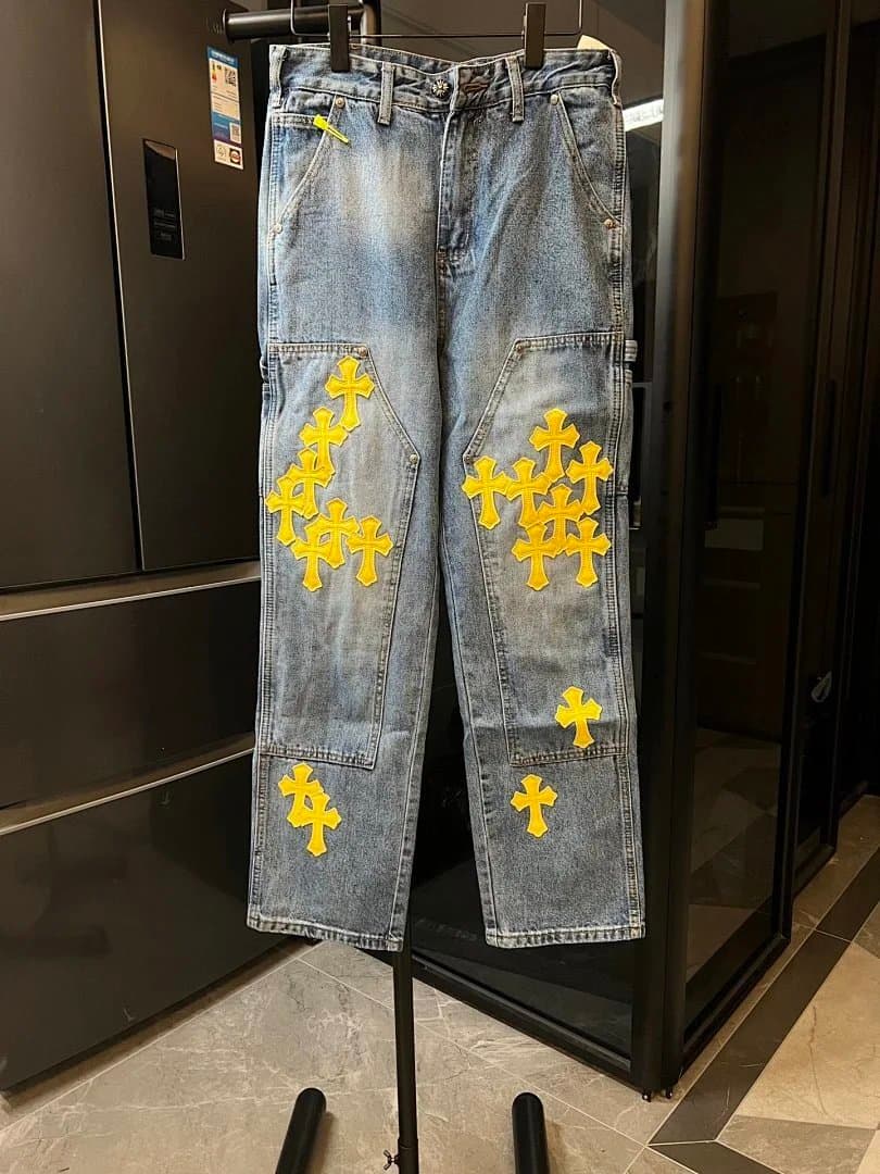 Chrome Hearts Flared Jeans Cross Patch — 9