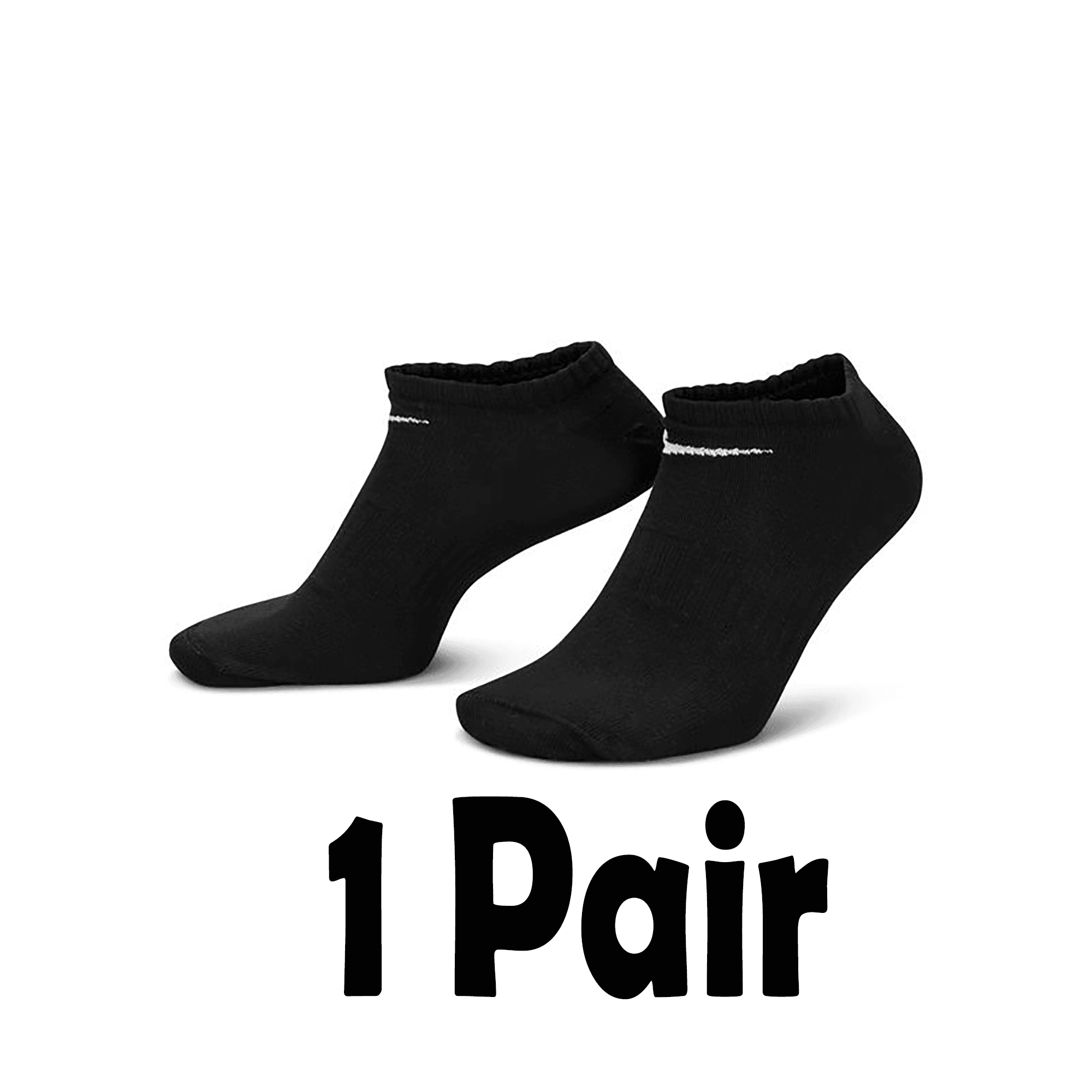Nike Everyday Cushioned Ankle Socks 2-Pack — Short-Black*1