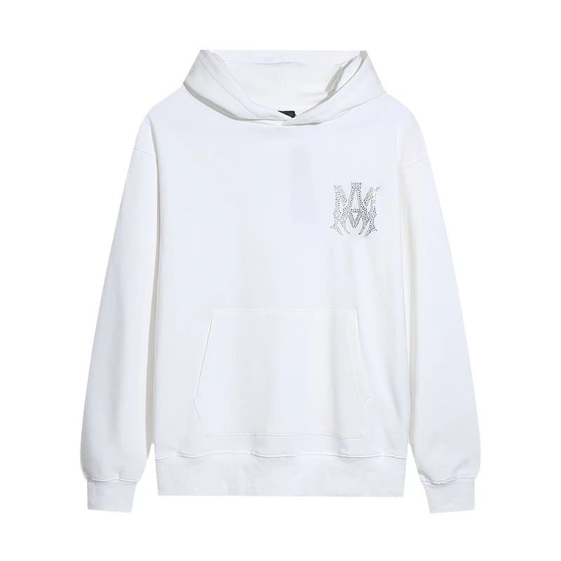 Hoodie Amiri Script Logo — 9009白色