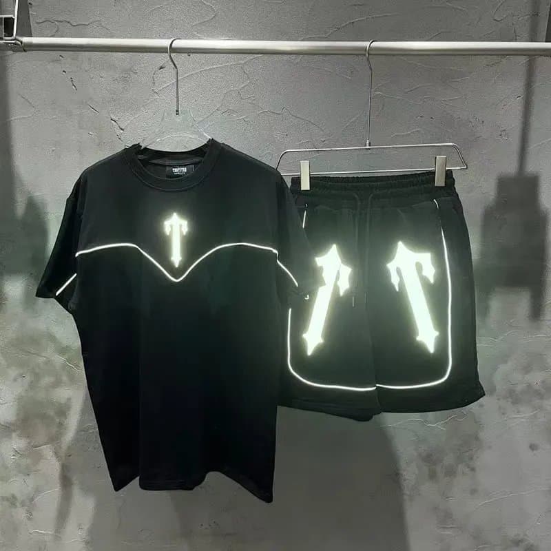 Hellstar Flame Graphic Set Washed Grey — Trapstar Set-3