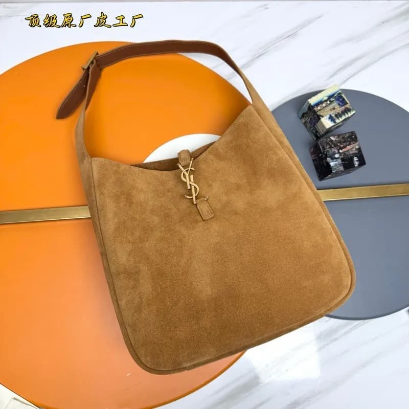 Saint Laurent Loulou Hobo Suede