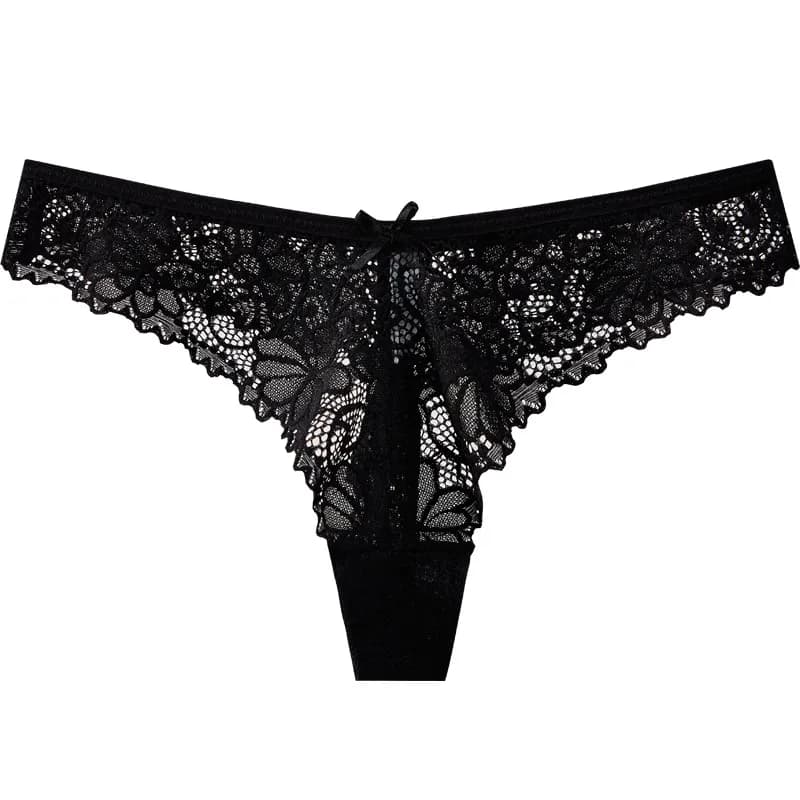 Lace Thong Floral Lace