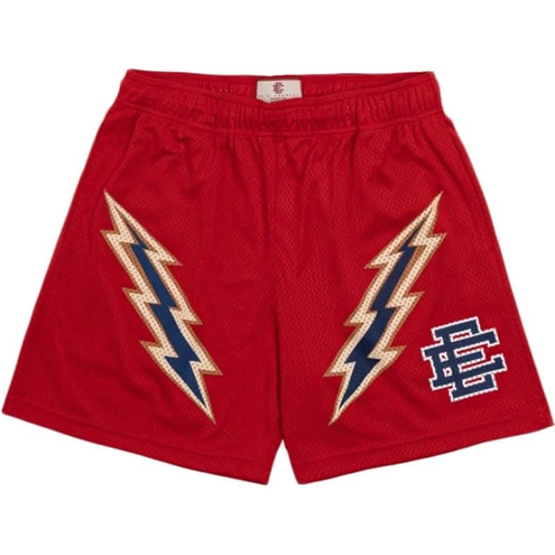 Fear of God Essentials Mesh Shorts Lightning Bolt