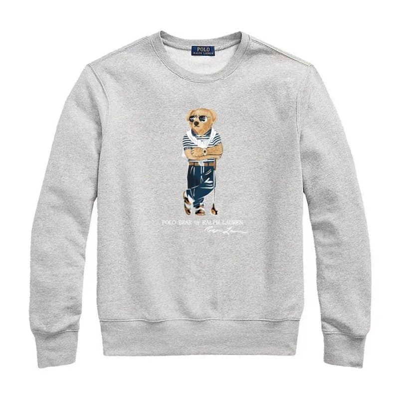 Polo Ralph Lauren Polo Bear Crewneck Sweatshirt Heather Grey