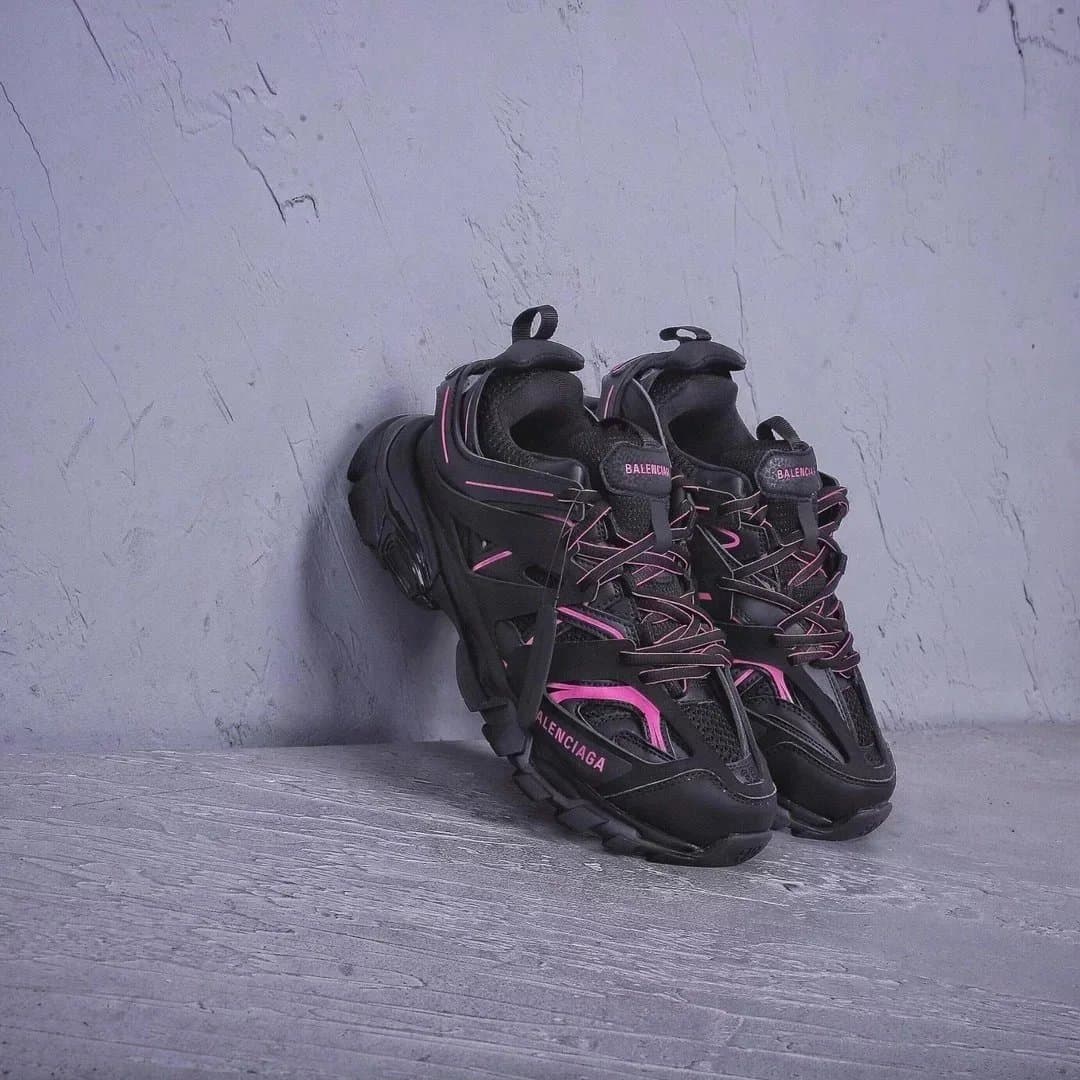 Balenciaga Triple S All Black — 尺码备注 · 巴黎世家3.0黑玫红 21055