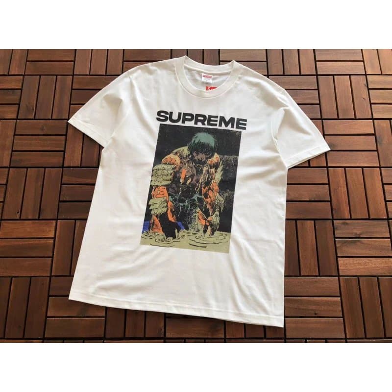 Supreme Box Logo Tee Paisley Box Logo — B343漫威浪人白色