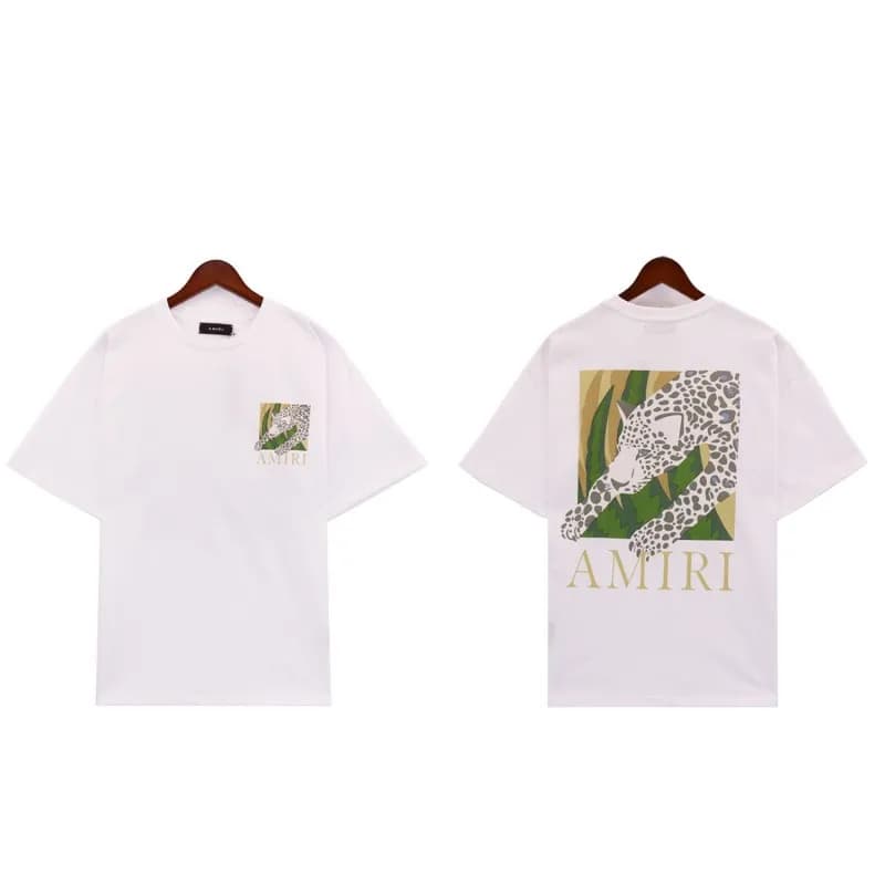 Amiri Graphic T-Shirt Leopard Print