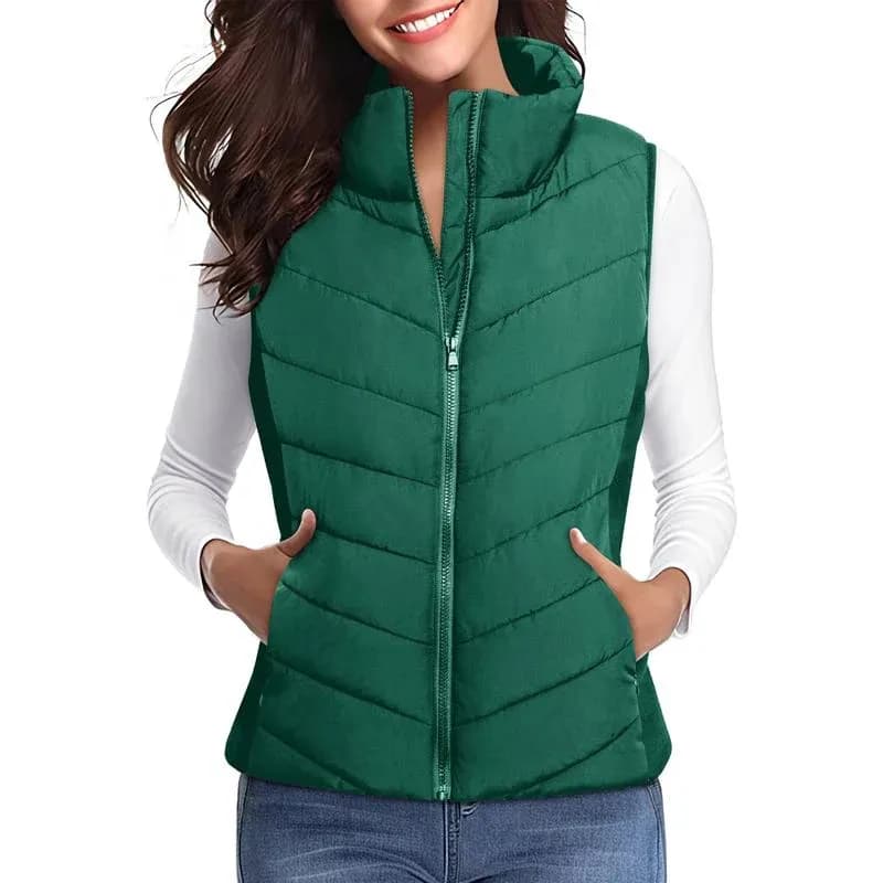 Moncler Puffer Vest Quilted Zip-Up