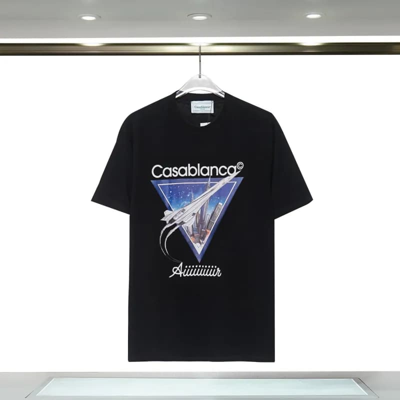 Aimé Leon Dore Casablanca Graphic Tee Casablanca Jet Print — 8062 black